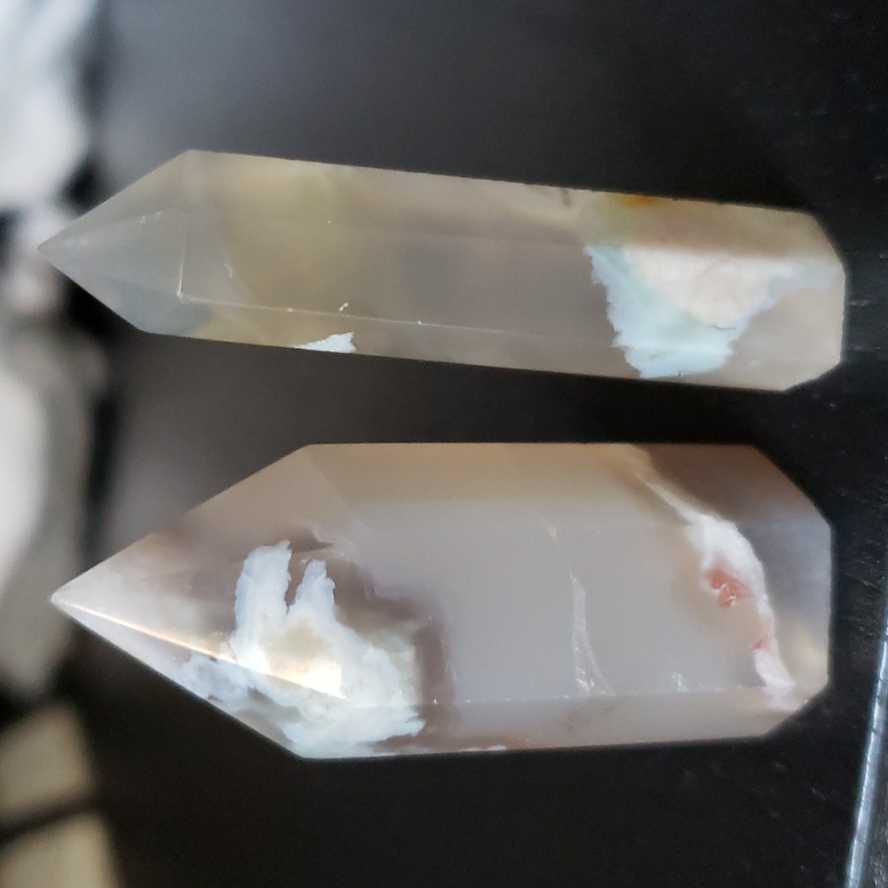 Flower Agate Mini Tower Set
